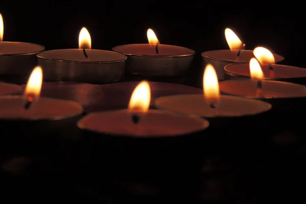 Фон с свечами — стоковое фото