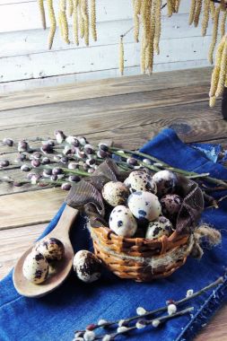 Bıldırcın yumurtası ve willow