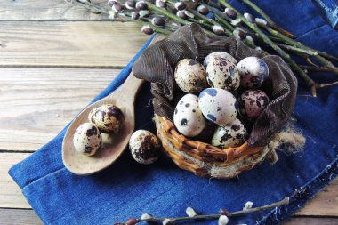 Bıldırcın yumurtası ve willow