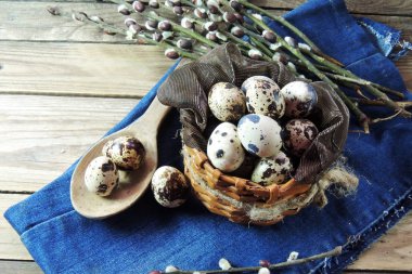 Bıldırcın yumurtası ve willow