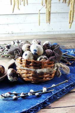 Bıldırcın yumurtası ve willow