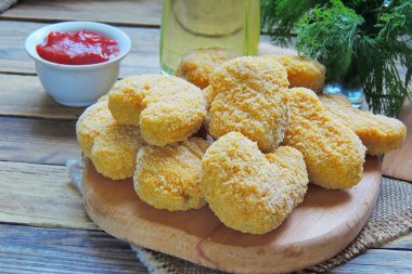 Çiğ tavuk nuggets