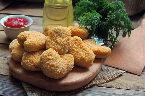 Çiğ tavuk nuggets