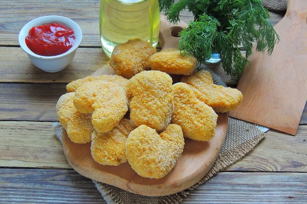 Çiğ tavuk nuggets
