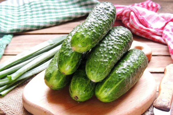 Tomato and cucumber — Stock Photo, Image