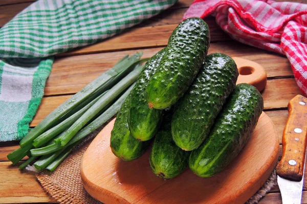 Tomato and cucumber — Stock Photo, Image