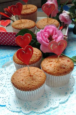 rose ve cupcake
