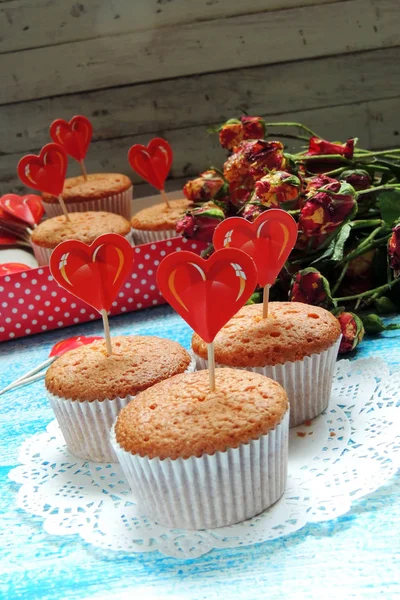 Cupcake en rose — Stockfoto