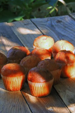 Dolgu ile cupcakes