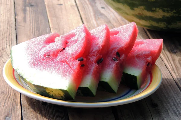 Ripe red watermelon — Stock Photo, Image