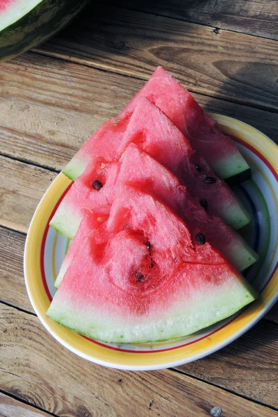 Reife rote Wassermelone — Stockfoto