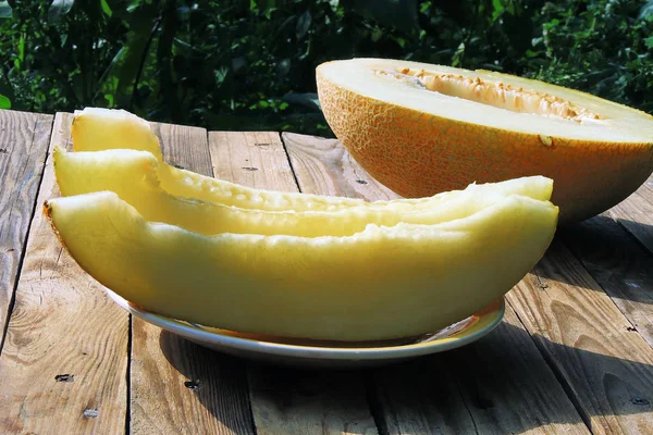 Melón amarillo maduro — Foto de Stock