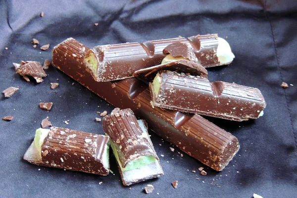 chocolate with mint filling
