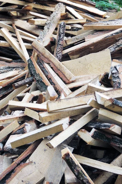 Betakarítás tűzifa, a téli — Stock Fotó
