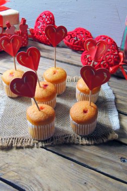 Cupcakes Sevgililer günü için