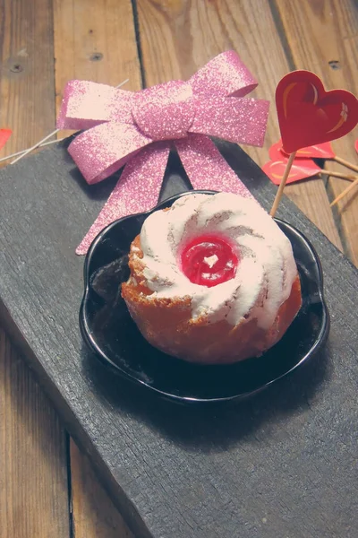 Cupcakes voor Valentijnsdag — Stockfoto