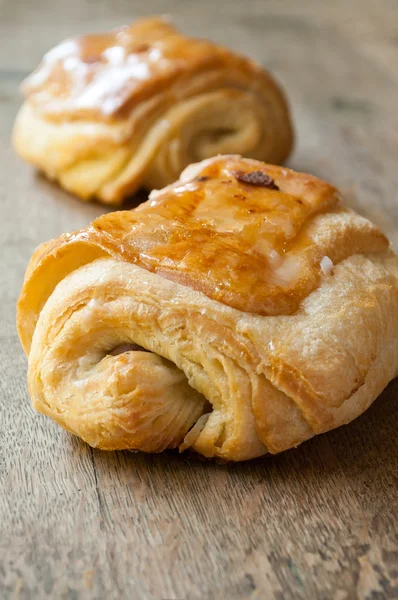 Traditional french chocolatine — Stock Photo, Image