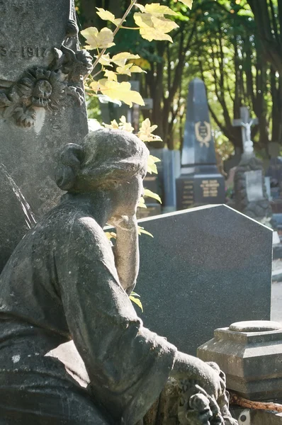 Angelo lapidato nel cimitero — Foto Stock