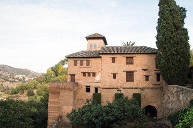 İspanya Granada'da Alhambra kale