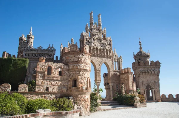 Colomares kale christophe colomb, Benalmadena anısına — Stok fotoğraf