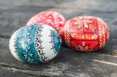  Dekoratif Paskalya yumurta açık ahşap tablo