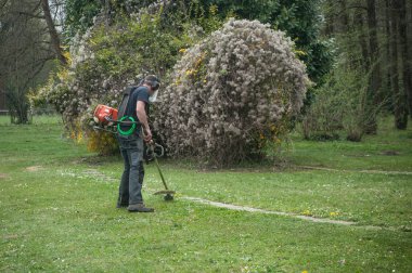 Brushcutter bahçıvanla 