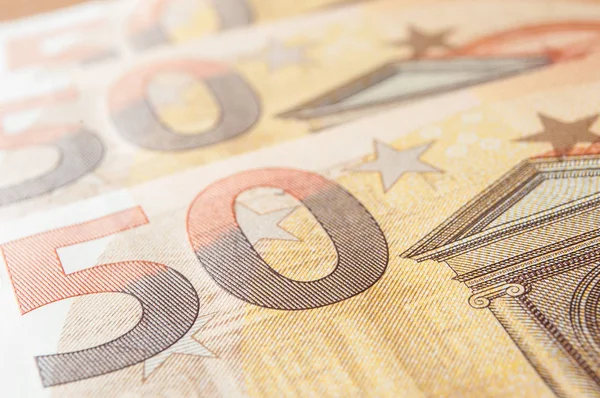 Banknotes of euro money — Stock Photo, Image