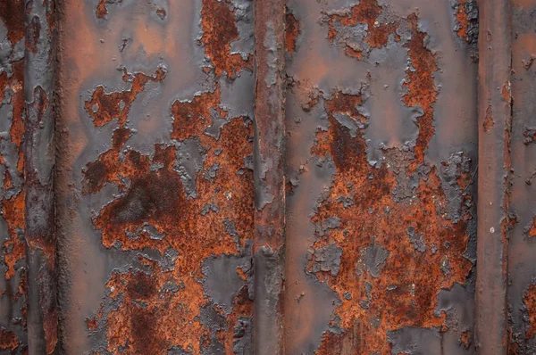 Metalowe bramy zardzewiały tekstury — Zdjęcie stockowe