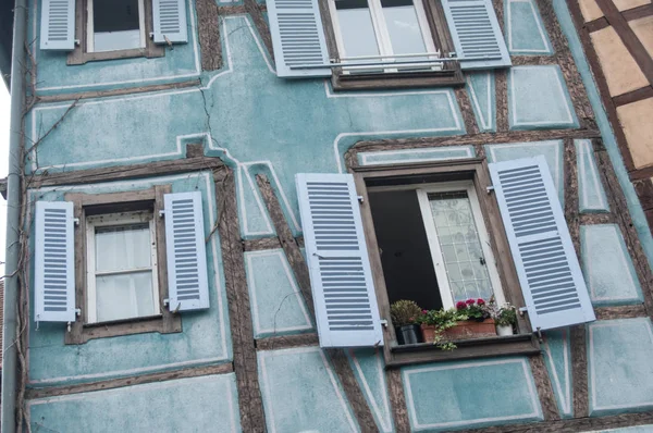 Typische architectuur in Colmar — Stockfoto