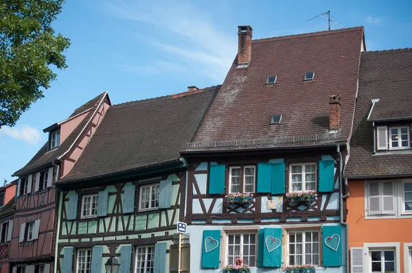 Typische Architektur in Colmar — Stockfoto