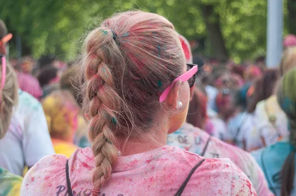 Portret ludzi o Colore Mulhouse 2017 — Zdjęcie stockowe