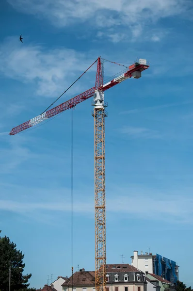 Hoist on a construction site — Stock Photo, Image