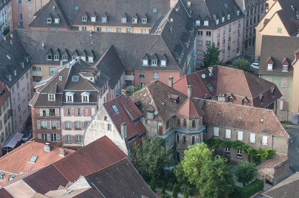 Blick auf die Stadt Belfort in Frankreich - Blick von der Zitadelle — Stockfoto