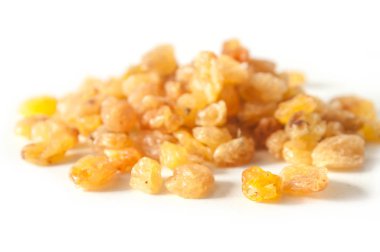  Beyaz arka plan üzerinde beyaz üzüm kuru