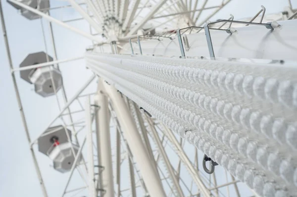 Detail  of the big christmas wheel — Stock Photo, Image