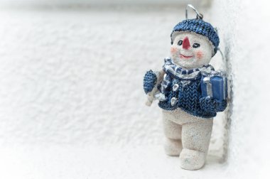  kardan adam Noel dekorasyon için