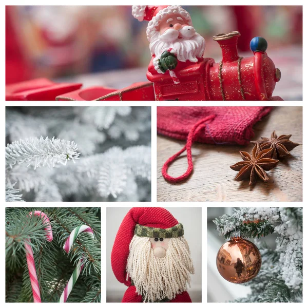 クリスマスの飾りのさまざまなビュー — ストック写真