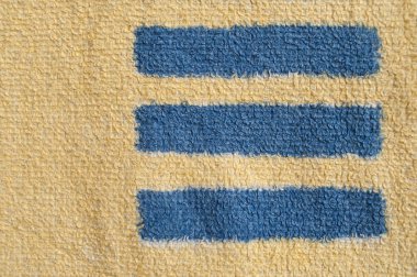  mavi ve sarı banyo Havlu doku