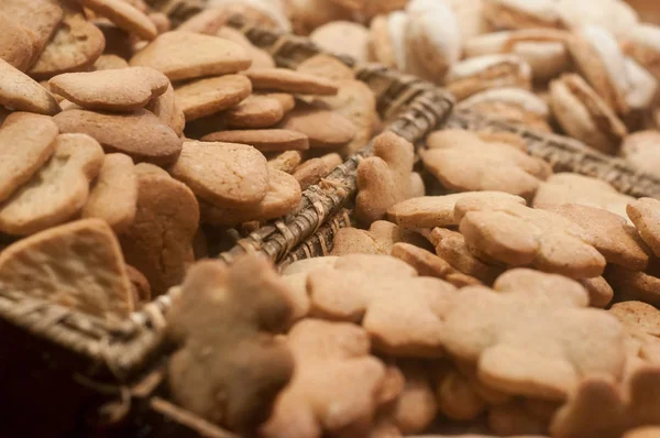 Galleta de Navidad alsaciana en el mercado de Navidad — Foto de Stock