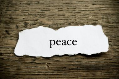 Kağıt - barış kavramı kelime