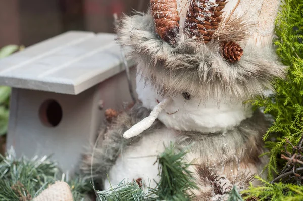 Muñeco de nieve para la decoración de Navidad — Foto de Stock