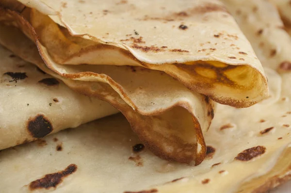 Panqueques en un plato — Foto de Stock