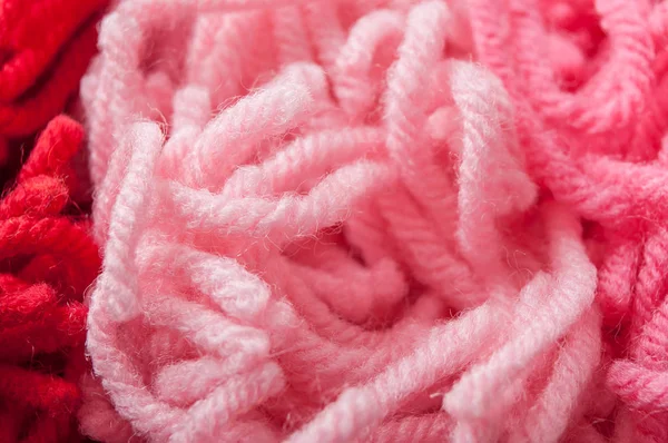 Textura de alambre de lana rosa —  Fotos de Stock