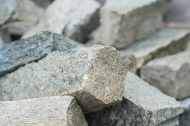 Dekoratif kaplama için kömür topakları yığını 
