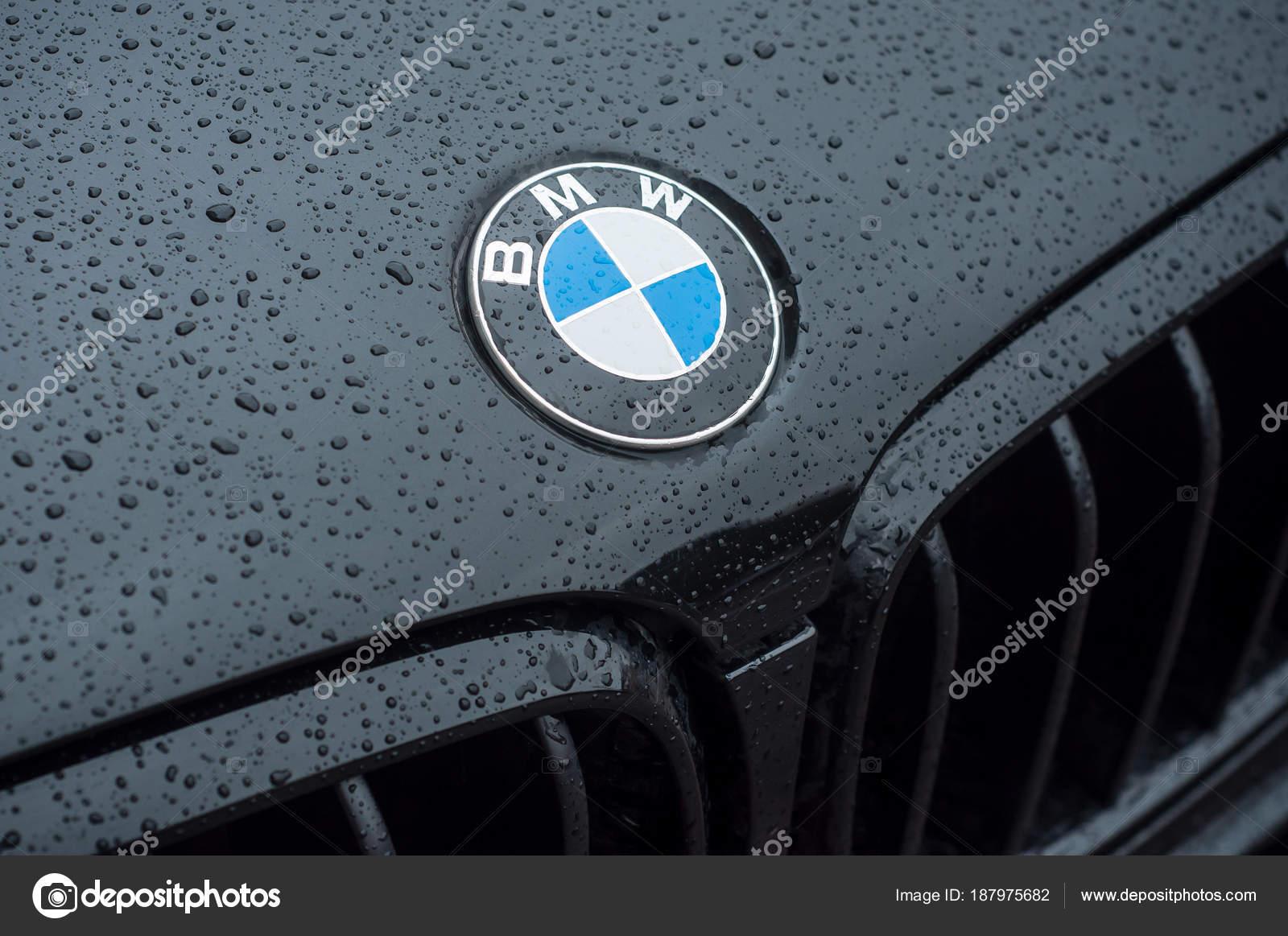 Bmw Black Rain Dropped Car Design