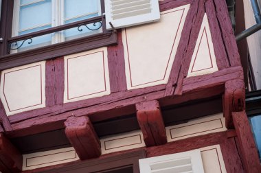 tipik mimari Colmar - Fransa 