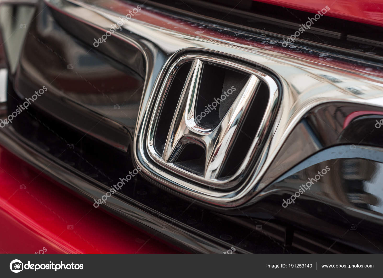 Closeup Of Honda Logo On Red Honda Civic Car Front Stock Editorial Photo C Neydtstock Closeup Of Honda Logo On Red Honda Civic Car Front Stock Editorial Photo C Neydtstock