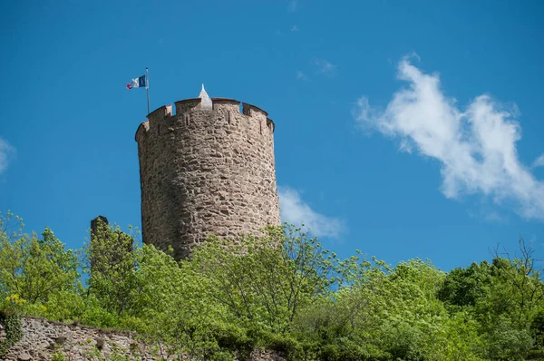 Medieval castle of  kaysersberg village — Stock Photo, Image