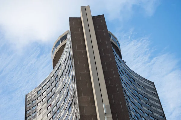 Closeup of the famous Europe tower in Mulhouse — Stock Photo, Image