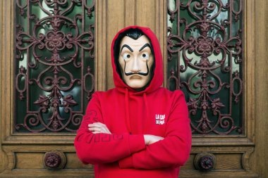 Mulhouse - Fransa - 17 Mayıs 2020: Serie tv 'nin hayranı 